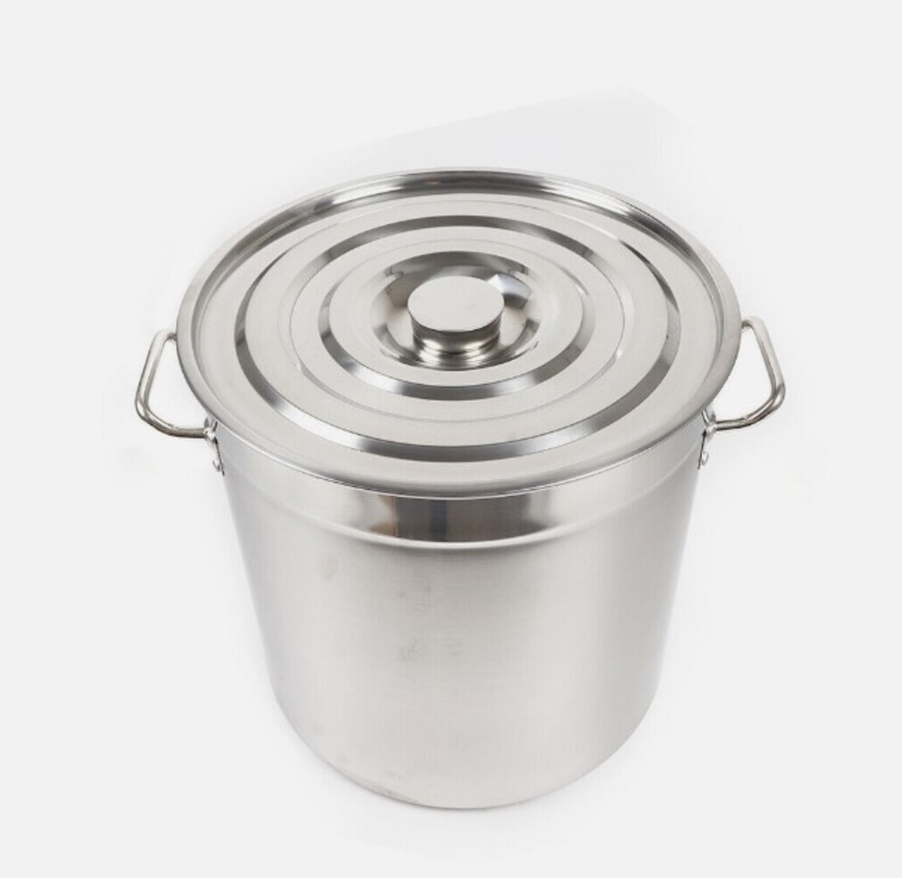 35L/9.25Gal Stainless Steel Stock Pot Large Kitchen Soup Big Cooking Restaurant